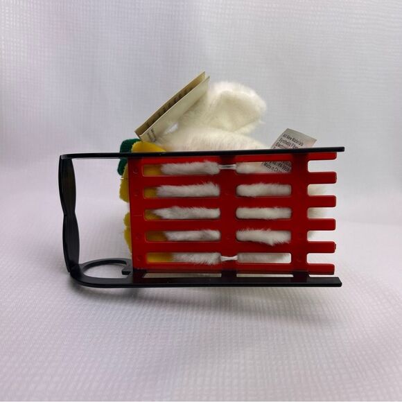 Vintage AFLAC Talking Plush 2005 Macy's Holiday Sledding Duck w/tag Works - Picture 6 of 8